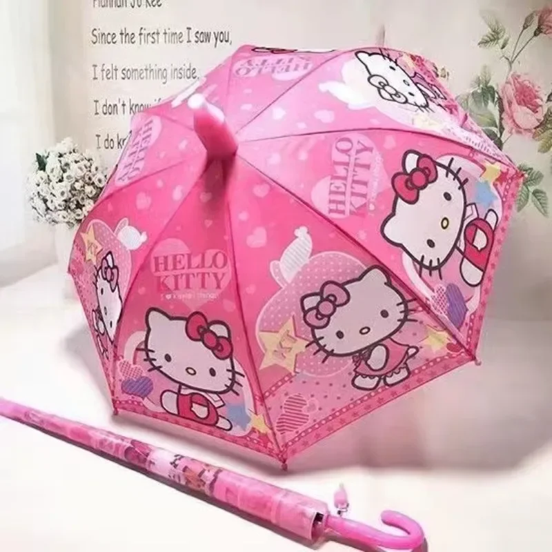 Милый Зонт Hello Kitty для мальчиков и девочек, женский зонт с рукояткой, водонепроницаемый чехол, солнечный зонт
Милый Зонт Hello Kitty для мальчиков и девочек, женский зонт с рукояткой, водонепроницаемый чехол, солнечный зонт