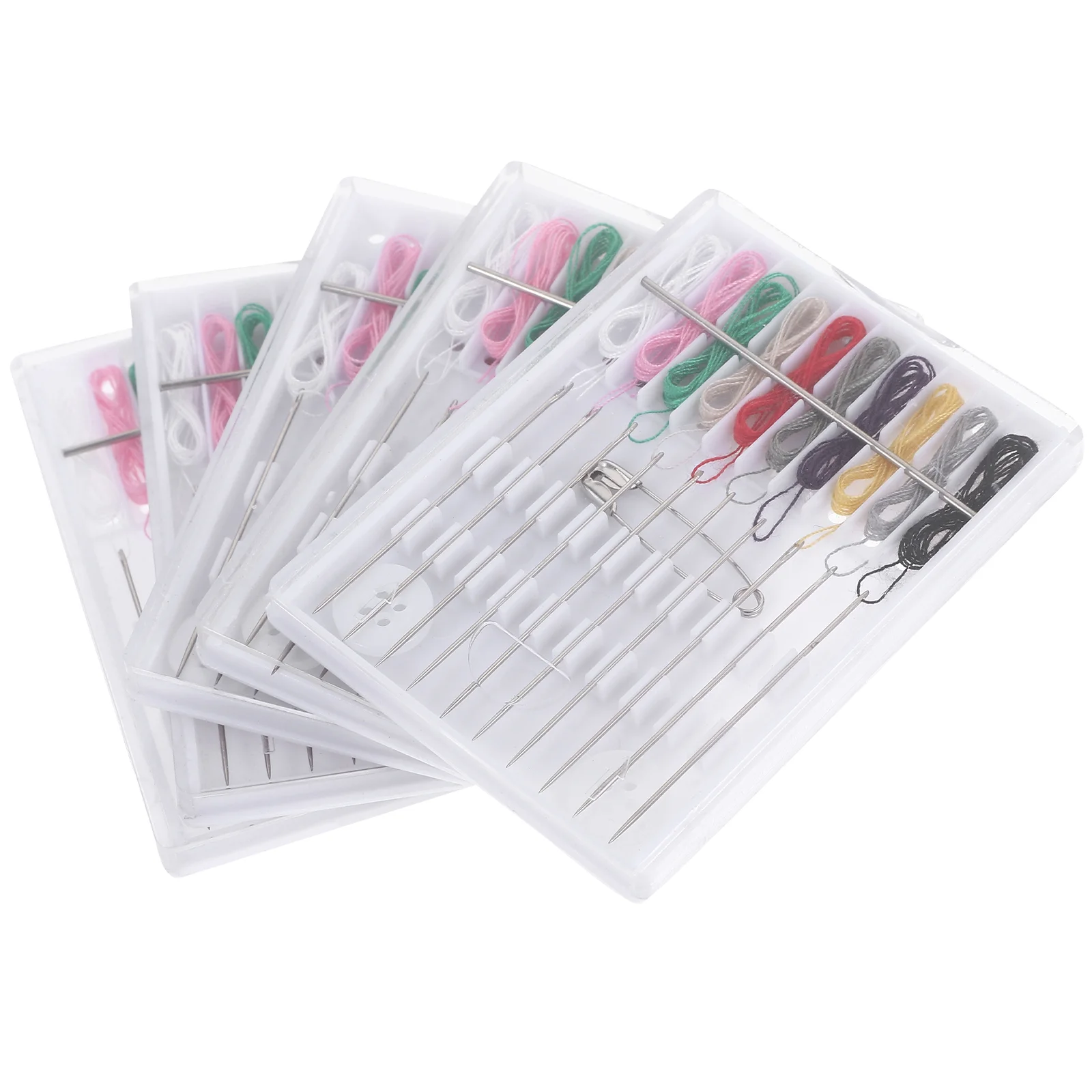 5 Packs Disposable Sewing Kit Sewing Thread Portable Multifunctional Sewing Needle Thread Embroidery Cross Stitch Tools with
5 Packs Disposable Sewing Kit Sewing Thread Portable Multifunctional Sewing Needle Thread Embroidery Cross Stitch Tools with