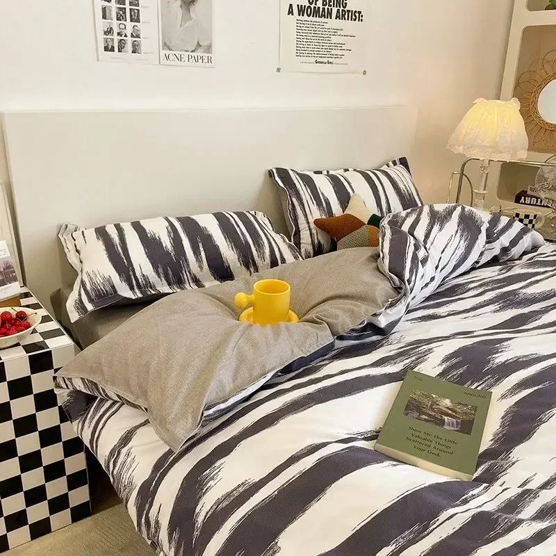 Cute Bear Bedding Set Single Twin Queen Size Ins Style Duvet Cover Flat Sheet Pillowcases Boys Girls Gift Home Textile
Cute Bear Bedding Set Single Twin Queen Size Ins Style Duvet Cover Flat Sheet Pillowcases Boys Girls Gift Home Textile