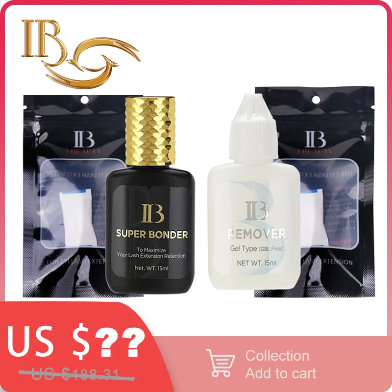 IB Glue 2 Piece/Set Eyelash Extension Glue Primer Gel Remover Clear Eyelash Super Bonder Lash Adhesive Wholesale Korean Make Up
IB Glue 2 Piece/Set Eyelash Extension Glue Primer Gel Remover Clear Eyelash Super Bonder Lash Adhesive Wholesale Korean Make Up