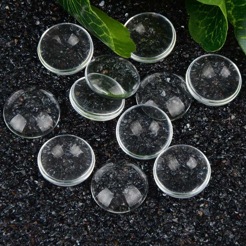 

30pcs/lot 15mm High Quality Domed Round Clear Magnifying Glass Cabochon For Making Fashion Jewelry