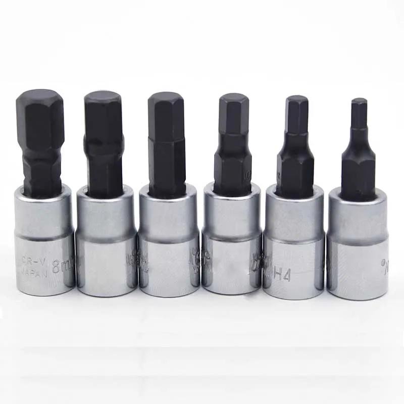 6PCS/lot 38mm 1/4' Drive Hex Bit Sockets Set H3 H4 H5 H6 H7 H8 Metric Screwdriver Bit Sockets Hand Tools Socket Joint Hexagonal
6PCS/lot 38mm 1/4' Drive Hex Bit Sockets Set H3 H4 H5 H6 H7 H8 Metric Screwdriver Bit Sockets Hand Tools Socket Joint Hexagonal