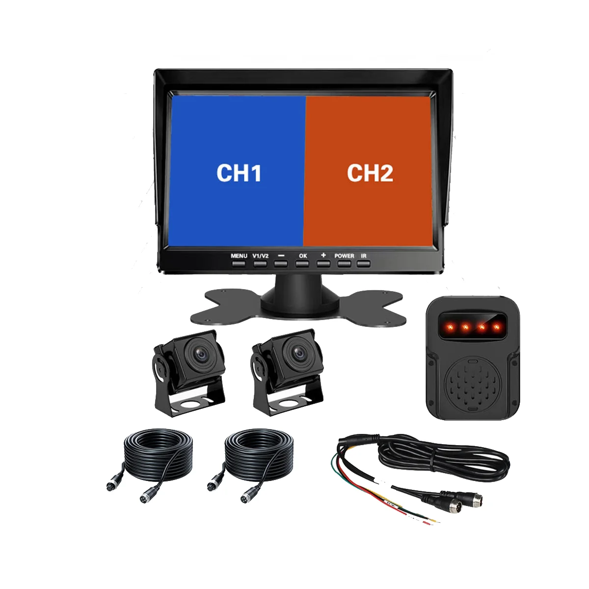 PZ612-2AHD-BSD 120 Degree Car AHD 1080P 2 Megapixels 7 Inch Front and Rear 2 Way Rearview Mirror Monitor
PZ612-2AHD-BSD 120 Degree Car AHD 1080P 2 Megapixels 7 Inch Front and Rear 2 Way Rearview Mirror Monitor