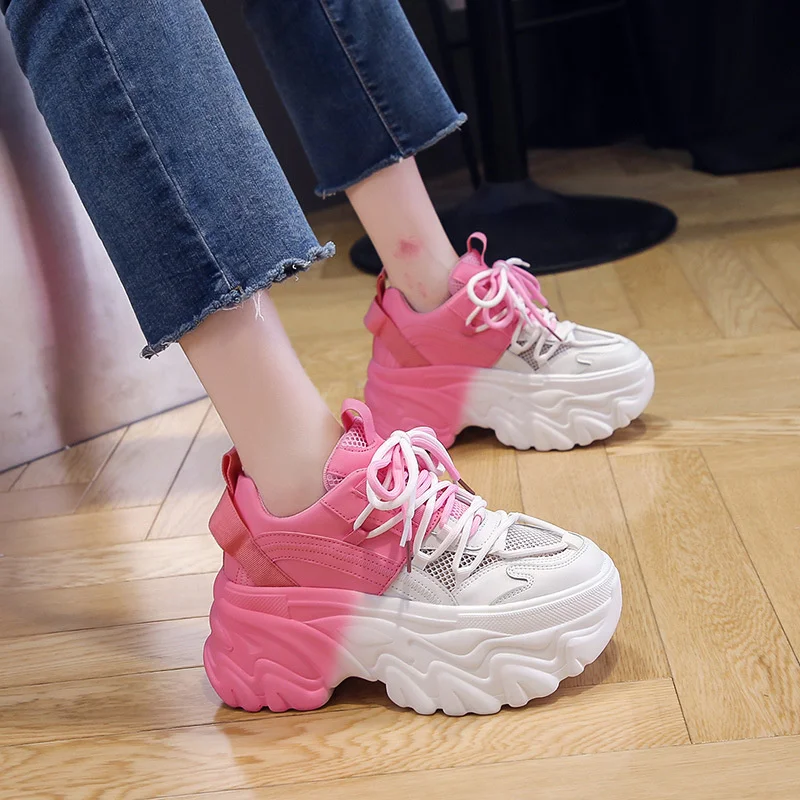 2023 Women High Platform Mesh Sneakers Wedge Heels Outdoor Casual Shoes Summer Chunky Shoes Lace-up Tennis Sport Dad Shoes Woman
2023 Women High Platform Mesh Sneakers Wedge Heels Outdoor Casual Shoes Summer Chunky Shoes Lace-up Tennis Sport Dad Shoes Woman