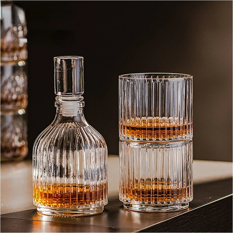 Stackable Creative Whiskey Glass Set, European Style Wine Glass, Bartender Tools, Bar Accessories, Gift to Friends
Stackable Creative Whiskey Glass Set, European Style Wine Glass, Bartender Tools, Bar Accessories, Gift to Friends