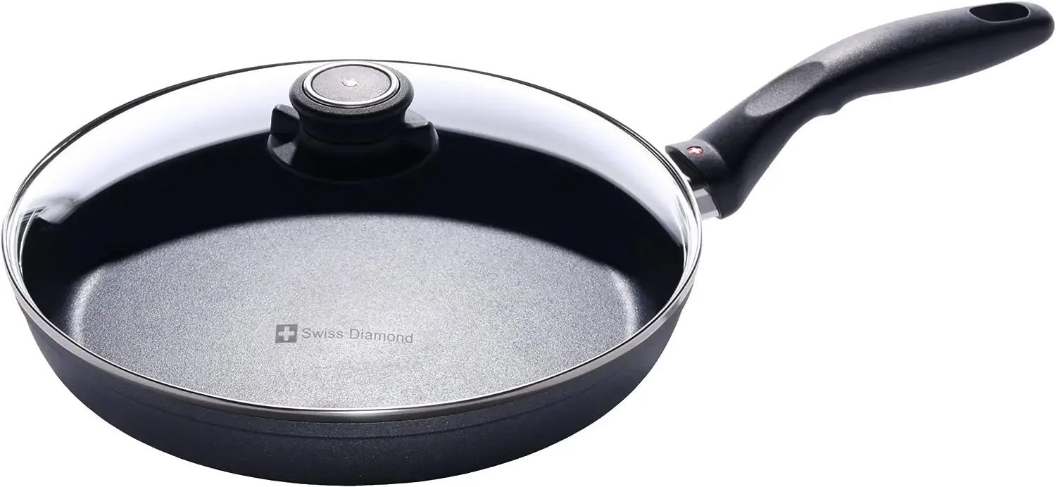 Frying Pan - HD Nonstick Diamond Coated Aluminum Skillet, Includes Lid - Dishwasher Safe and Oven Safe Fry Pan, Grey Baking tray
Frying Pan - HD Nonstick Diamond Coated Aluminum Skillet, Includes Lid - Dishwasher Safe and Oven Safe Fry Pan, Grey Baking tray