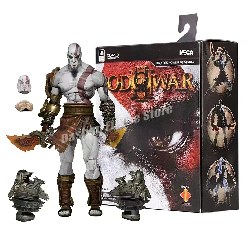 

Фигурка аниме NECA God of War III Kratos, экшн-фигурки 20 см, масштабная модель, игрушка, подарок, коллекционная статуя