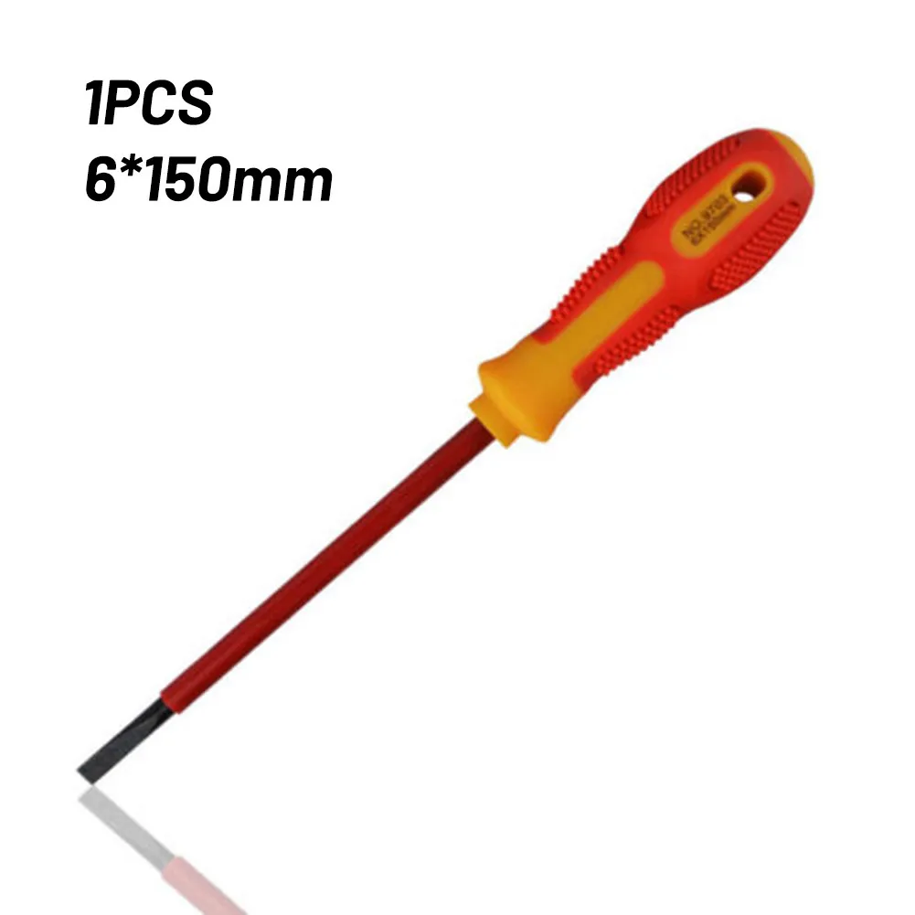 Electrician Screwdriver Flat/Cross Head Hand Tool Insulated Milling Shank Vanadium steel 1000V Carpentry Electrical
Electrician Screwdriver Flat/Cross Head Hand Tool Insulated Milling Shank Vanadium steel 1000V Carpentry Electrical