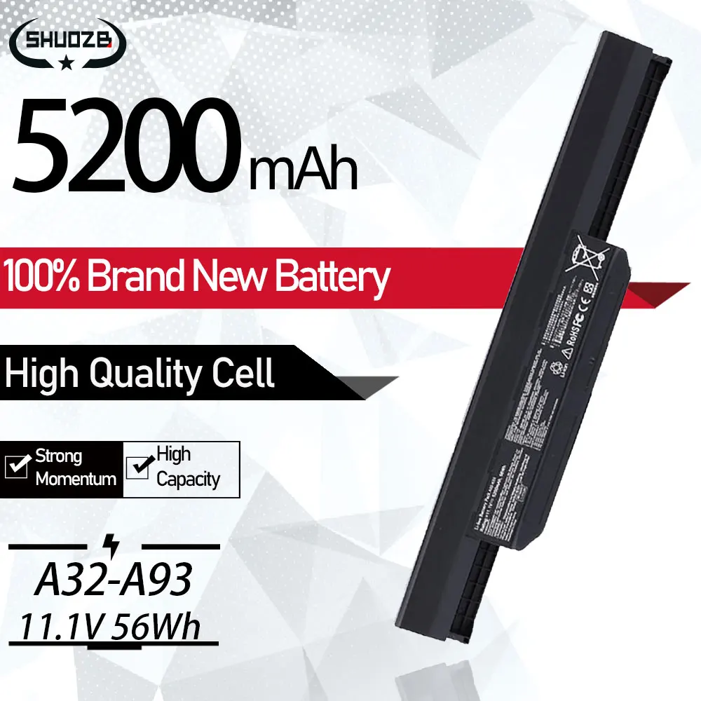 A41-K93 A32-K93 A42-K93 Laptop Battery For ASUS A93 A93S A93SM A93SV A95 A95V A95VM K93 K93S K93SM K93SV K95 K95V K95VM 312-0121
A41-K93 A32-K93 A42-K93 Laptop Battery For ASUS A93 A93S A93SM A93SV A95 A95V A95VM K93 K93S K93SM K93SV K95 K95V K95VM 312-0121