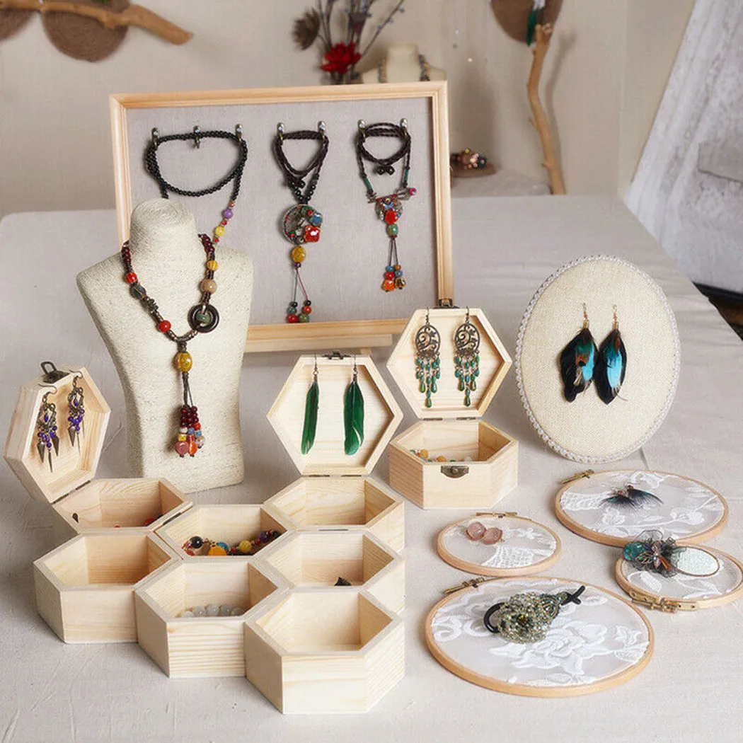Jewelry Box Holder, Creative Hexagonal Design, Perfect for Rings, Earrings, and DIY Crafts, Ideal Gift for Friends
Jewelry Box Holder, Creative Hexagonal Design, Perfect for Rings, Earrings, and DIY Crafts, Ideal Gift for Friends
