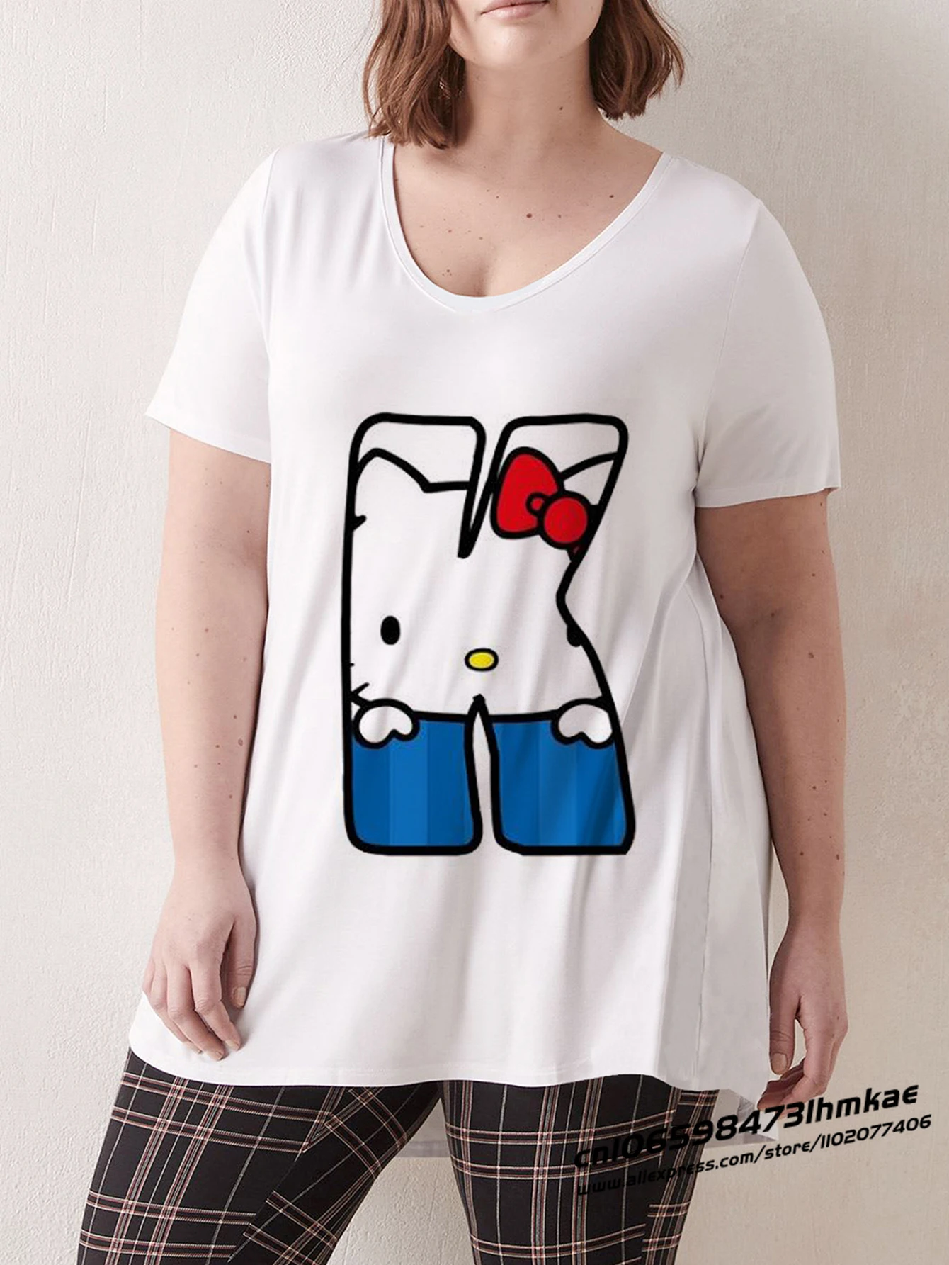 Disney Mickey Mouse Plus Size T Shirts for Women Stitch T-shirts Minnie Hello Kitty Daffy Donald Duck Tees Sakurao Tops P10001
Disney Mickey Mouse Plus Size T Shirts for Women Stitch T-shirts Minnie Hello Kitty Daffy Donald Duck Tees Sakurao Tops P10001