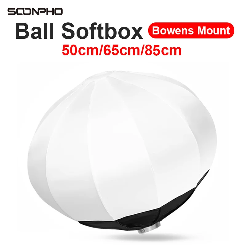 soonpho 50cm/65cm/85cm Foldable Quick-install Portable Round Shape Lantern Softbox Light for Bowens Mount Studio Flash
soonpho 50cm/65cm/85cm Foldable Quick-install Portable Round Shape Lantern Softbox Light for Bowens Mount Studio Flash