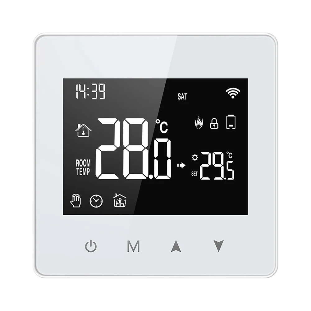 Remote Control Smart Thermostat For Gas Boiler Home Improvement Temperature Controller Weekly Programmable High Quality
Remote Control Smart Thermostat For Gas Boiler Home Improvement Temperature Controller Weekly Programmable High Quality