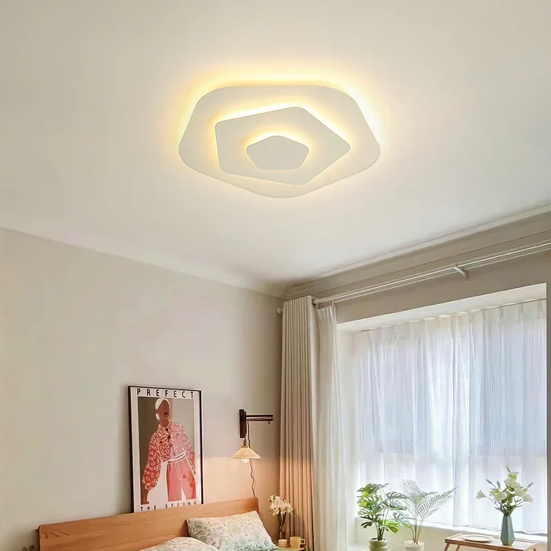

Современный минималистичный и креативный потолочный Фотофон, подходящий для гостиной, спальни, детской комнаты, геометрическая форма, дизайн освещения