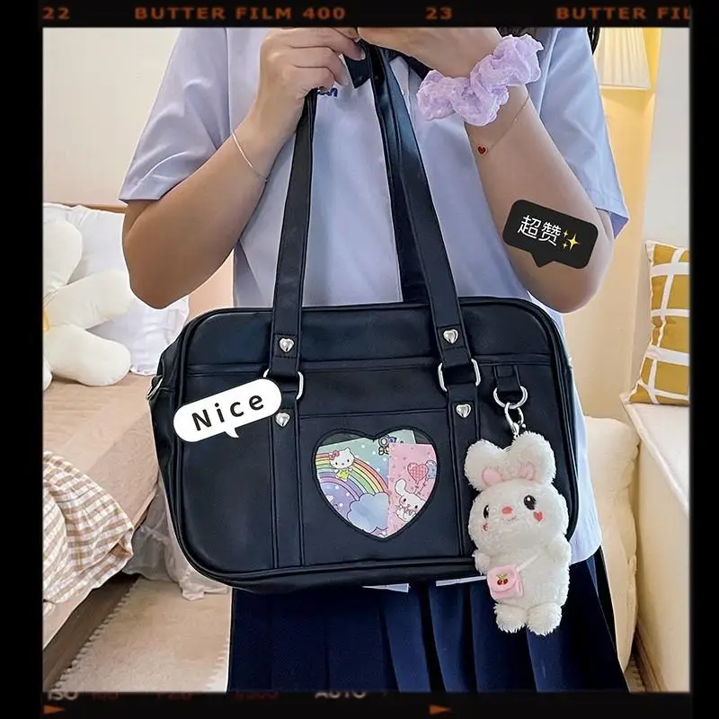 Japanese Ins Harajuku Style Girl JK School Uniform Shoulder Bags Women Student PU Handbag Anime Lolita Crossbody Bag
Japanese Ins Harajuku Style Girl JK School Uniform Shoulder Bags Women Student PU Handbag Anime Lolita Crossbody Bag
