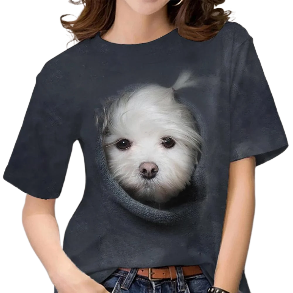 2023 Fashion Women's Anime Cat 3D Print Short Sleeve O-Neck Top Summer Kawaii Cat Pattern Loose Round Neck Plus Size Clothing
2023 Fashion Women's Anime Cat 3D Print Short Sleeve O-Neck Top Summer Kawaii Cat Pattern Loose Round Neck Plus Size Clothing