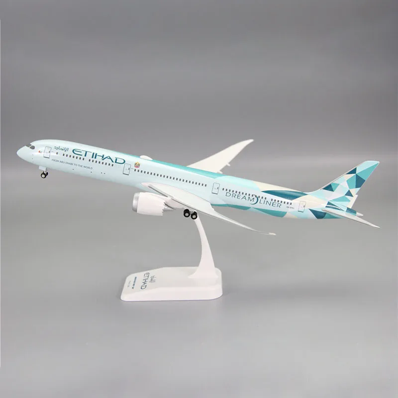 

1:200 Scale Etihad Aviation B787-10 Aircraft Model Toys Diecast Airplane Plane for Fans Collection Gift Souvenir Collectible