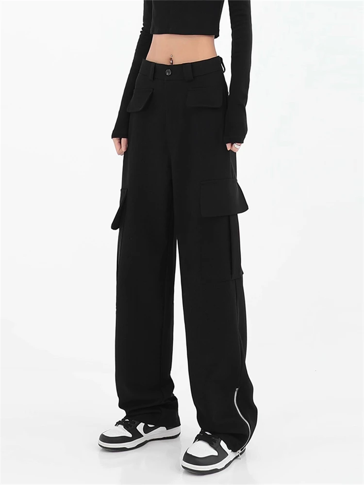 Casual Baggy Jeans Women Y2K Vintage Black Streetwear Sexy Loose Straight Pants Low Waist High Street Fashion Woman Cargo Pants
Casual Baggy Jeans Women Y2K Vintage Black Streetwear Sexy Loose Straight Pants Low Waist High Street Fashion Woman Cargo Pants