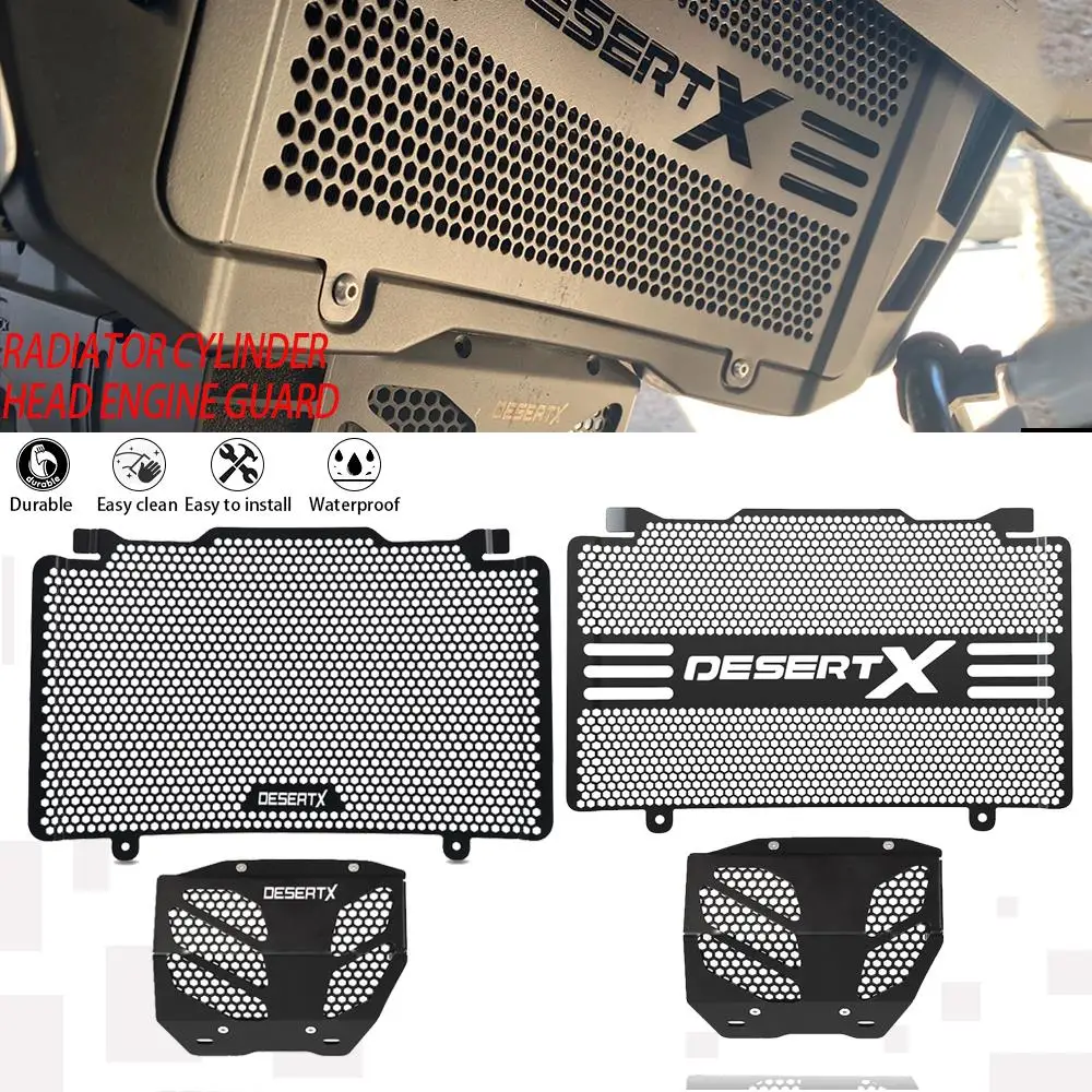 2024 2025 Motorcycle Radiator Grille Guard Cover Protection Engine Guard Protector For Ducati DESERT X 2022 2023 DesertX Rally 
2024 2025 Motorcycle Radiator Grille Guard Cover Protection Engine Guard Protector For Ducati DESERT X 2022 2023 DesertX Rally