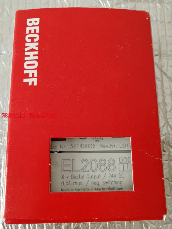 Новый в коробке модуль программного логического контроллера бекхофф EL2088 EL 2088
Новый в коробке модуль программного логического контроллера бекхофф EL2088 EL 2088