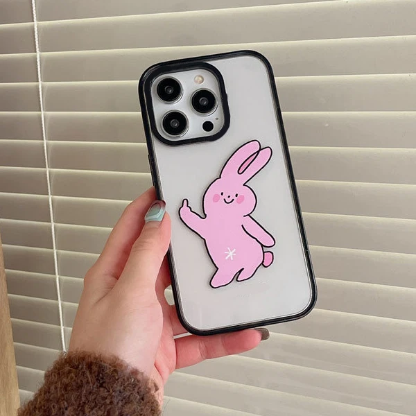 2.0 Version Acrylic Upgrade Border Pink Rabbit Phone Case Cover for IPhone 11 12 13 14 15 Pro Max Case for IPhone 15 Pro Max
2.0 Version Acrylic Upgrade Border Pink Rabbit Phone Case Cover for IPhone 11 12 13 14 15 Pro Max Case for IPhone 15 Pro Max
