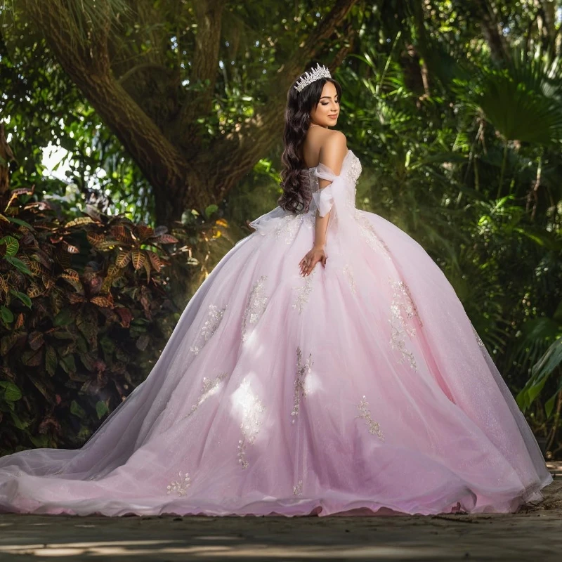2024 Luxury Pink Quinceanera Dresses Sweet 16 Party Princess Appliques Beads Tull Birthday Party Dress Vestido De 15 Anos Robe
2024 Luxury Pink Quinceanera Dresses Sweet 16 Party Princess Appliques Beads Tull Birthday Party Dress Vestido De 15 Anos Robe