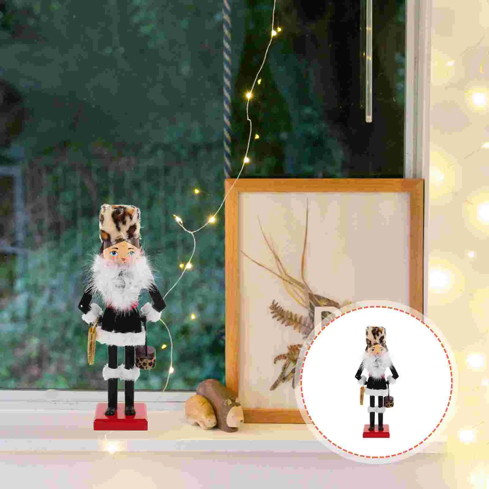 Christmas Nutcracker Ornaments Wooden Shopping Lady Nutcracker Wood Glitter Female Shopper Nutcracker Figurine Decorations
Christmas Nutcracker Ornaments Wooden Shopping Lady Nutcracker Wood Glitter Female Shopper Nutcracker Figurine Decorations