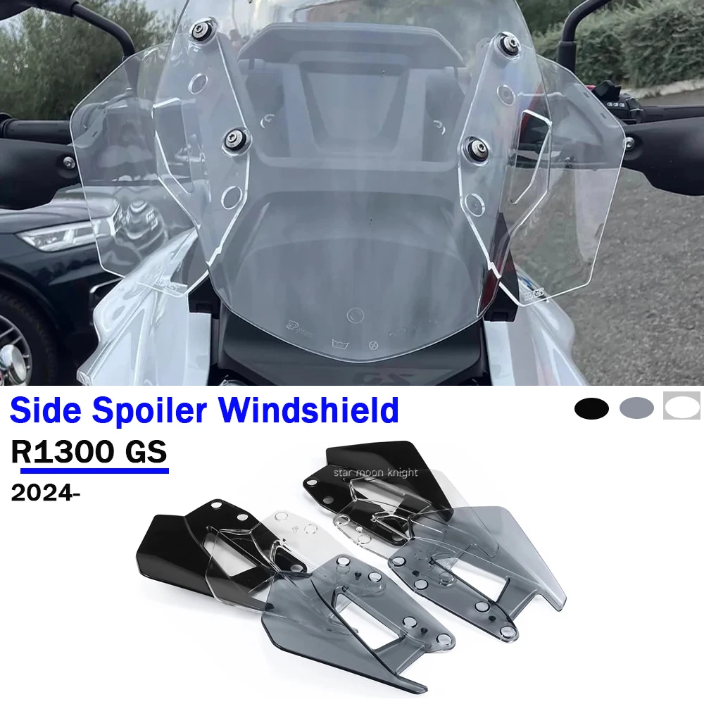 

For BMW R 1300 GS r1300gs Trophy Triple Black Option 719 Tramuntana Side Spoiler Windshield R1300GS Windscreen Wind Deflector