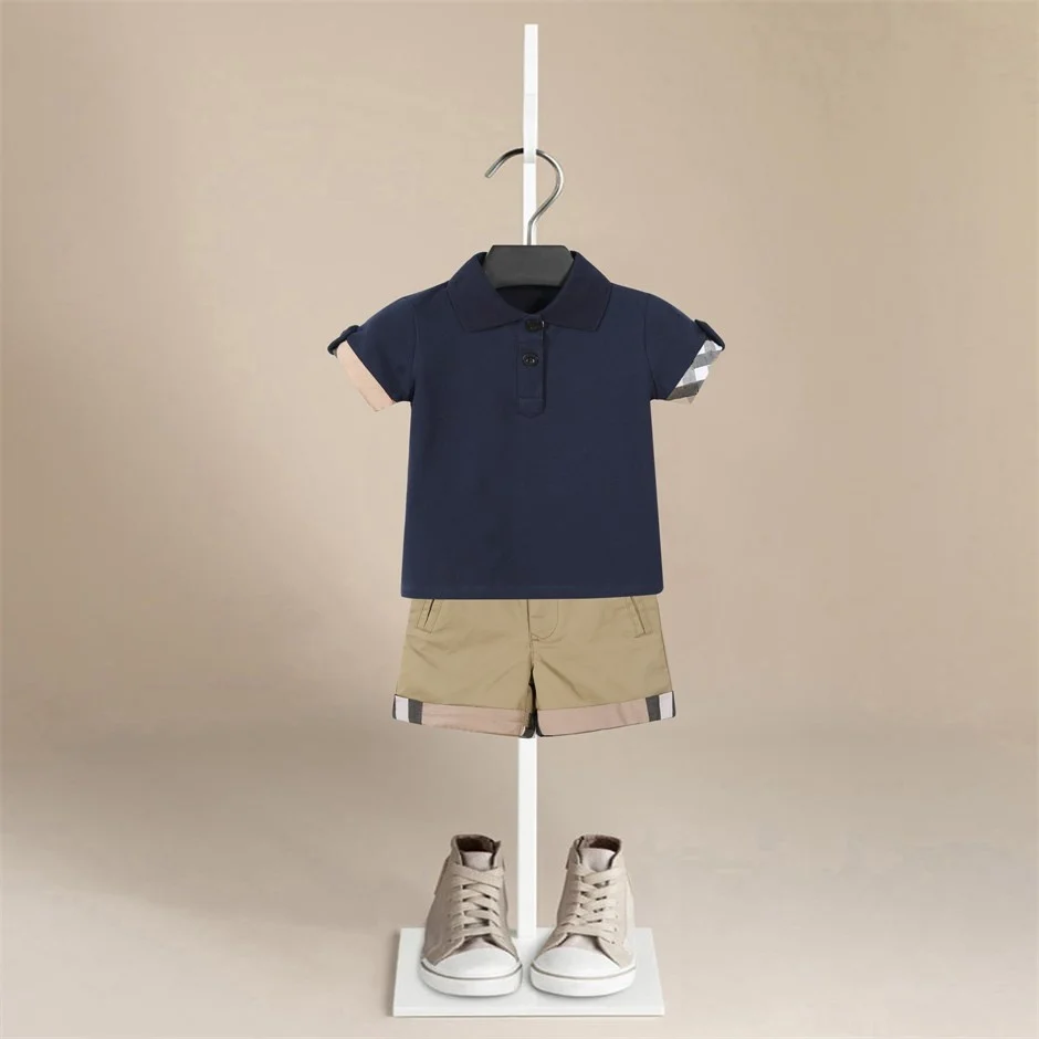 2PCS Baby Girls Clothes Boys Summer Clothing Set Short Sleeved T Shirts Shorts Plaid Cotton Tops Kids Tracksuit Soft Outfits
2PCS Baby Girls Clothes Boys Summer Clothing Set Short Sleeved T Shirts Shorts Plaid Cotton Tops Kids Tracksuit Soft Outfits