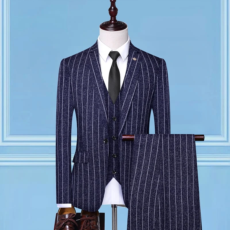 New Luxury Men Commerce Suit 3 Piece Set Fashion Boutique Lattice Groom Wedding Dress Men's Tuxedo Men Banquet Club Dress S-4XL
New Luxury Men Commerce Suit 3 Piece Set Fashion Boutique Lattice Groom Wedding Dress Men's Tuxedo Men Banquet Club Dress S-4XL
