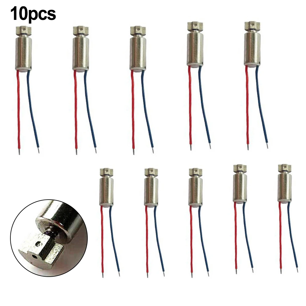 10X DC 1.5V-3V 8000RPM Vibration Motor Vibration Coreless Cup Brush Motor 4x8mm For Mobile Phones Smart Watches Electronic Toys
10X DC 1.5V-3V 8000RPM Vibration Motor Vibration Coreless Cup Brush Motor 4x8mm For Mobile Phones Smart Watches Electronic Toys