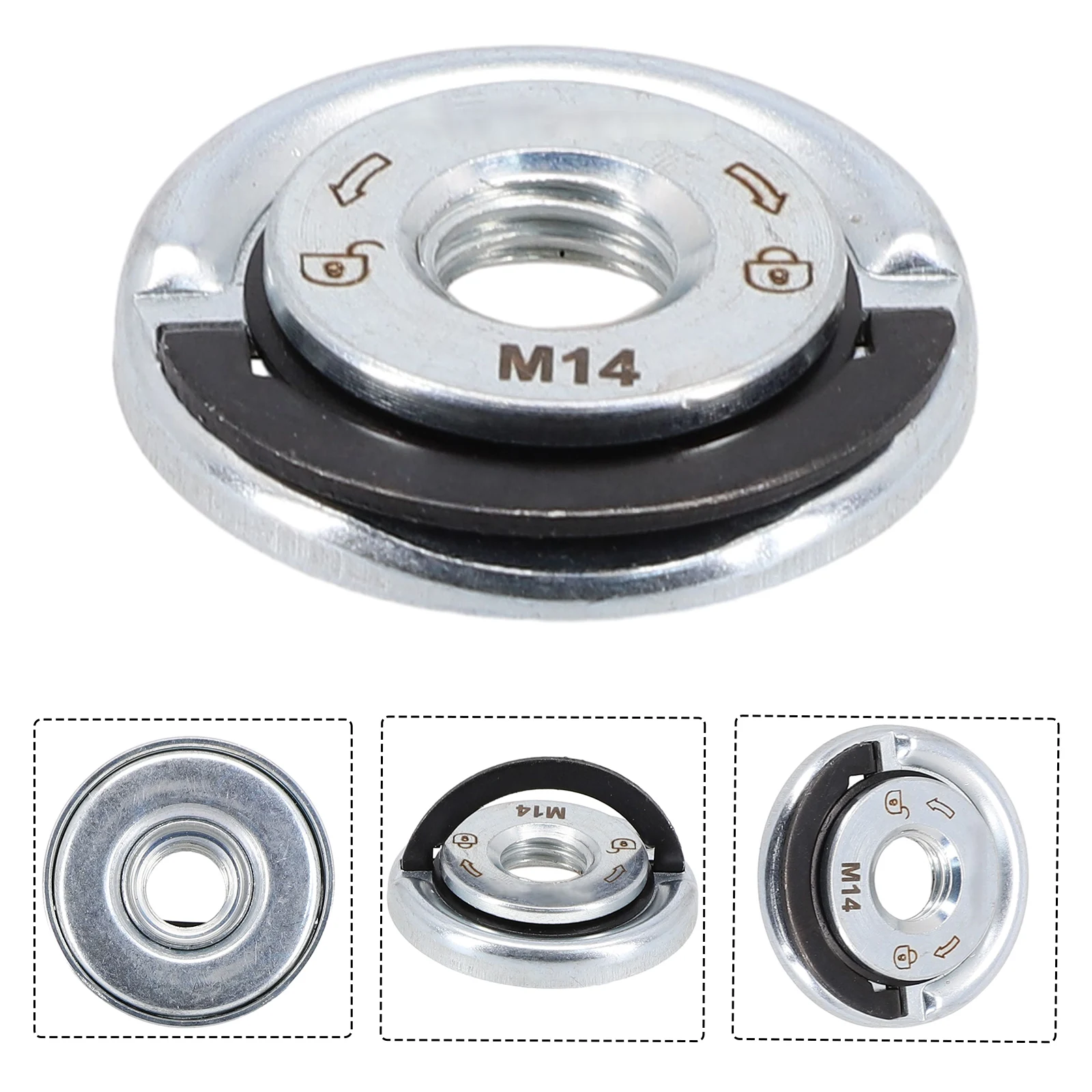M14 Self Locking Grinder Pressing Plate Flanges Nut Improve Grinding Efficiency Abrasive Tools Angle Grinder Power Tools
M14 Self Locking Grinder Pressing Plate Flanges Nut Improve Grinding Efficiency Abrasive Tools Angle Grinder Power Tools