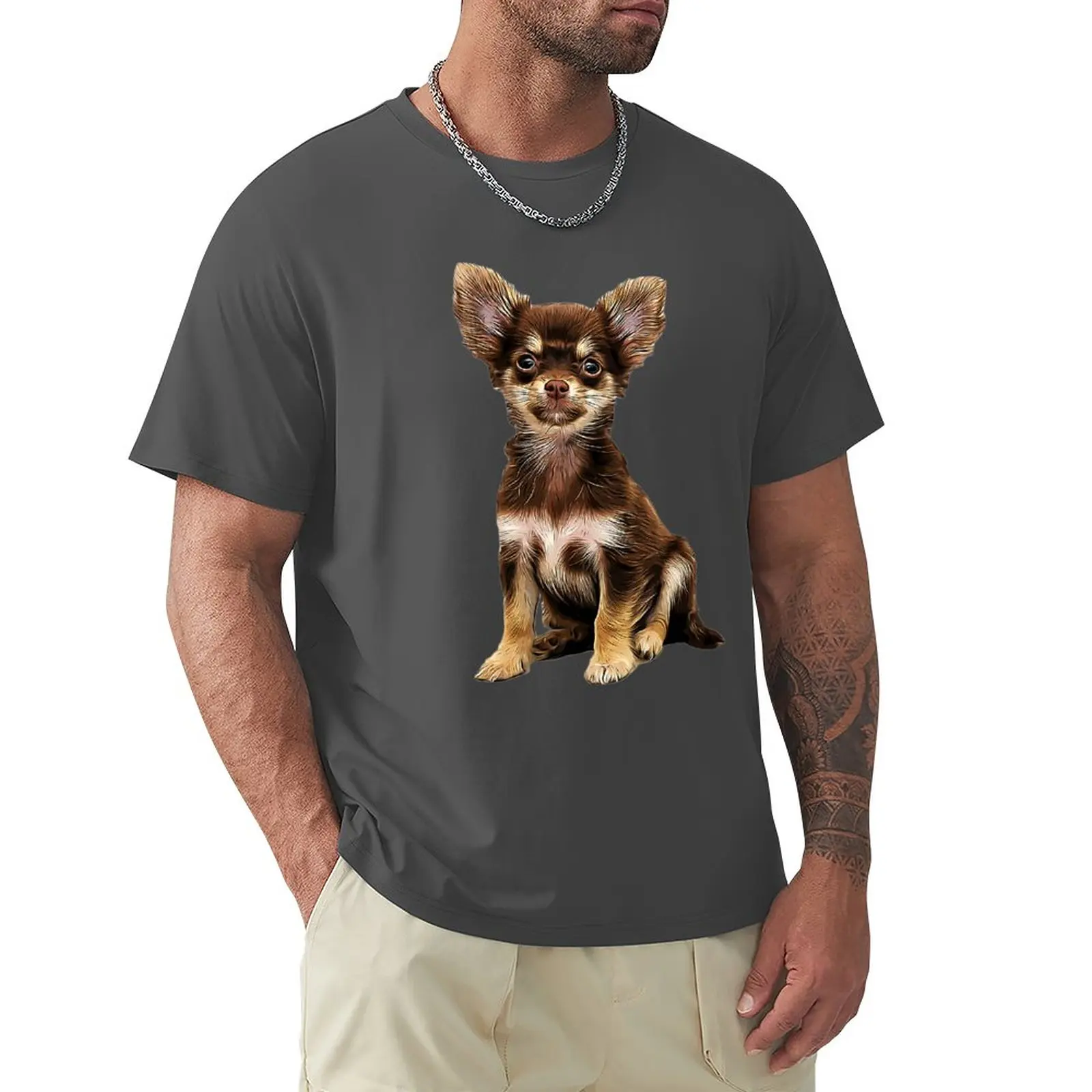 Chihuahua Chocolate Puppy T-Shirt oversized quick drying heavyweight t shirts for men
Chihuahua Chocolate Puppy T-Shirt oversized quick drying heavyweight t shirts for men