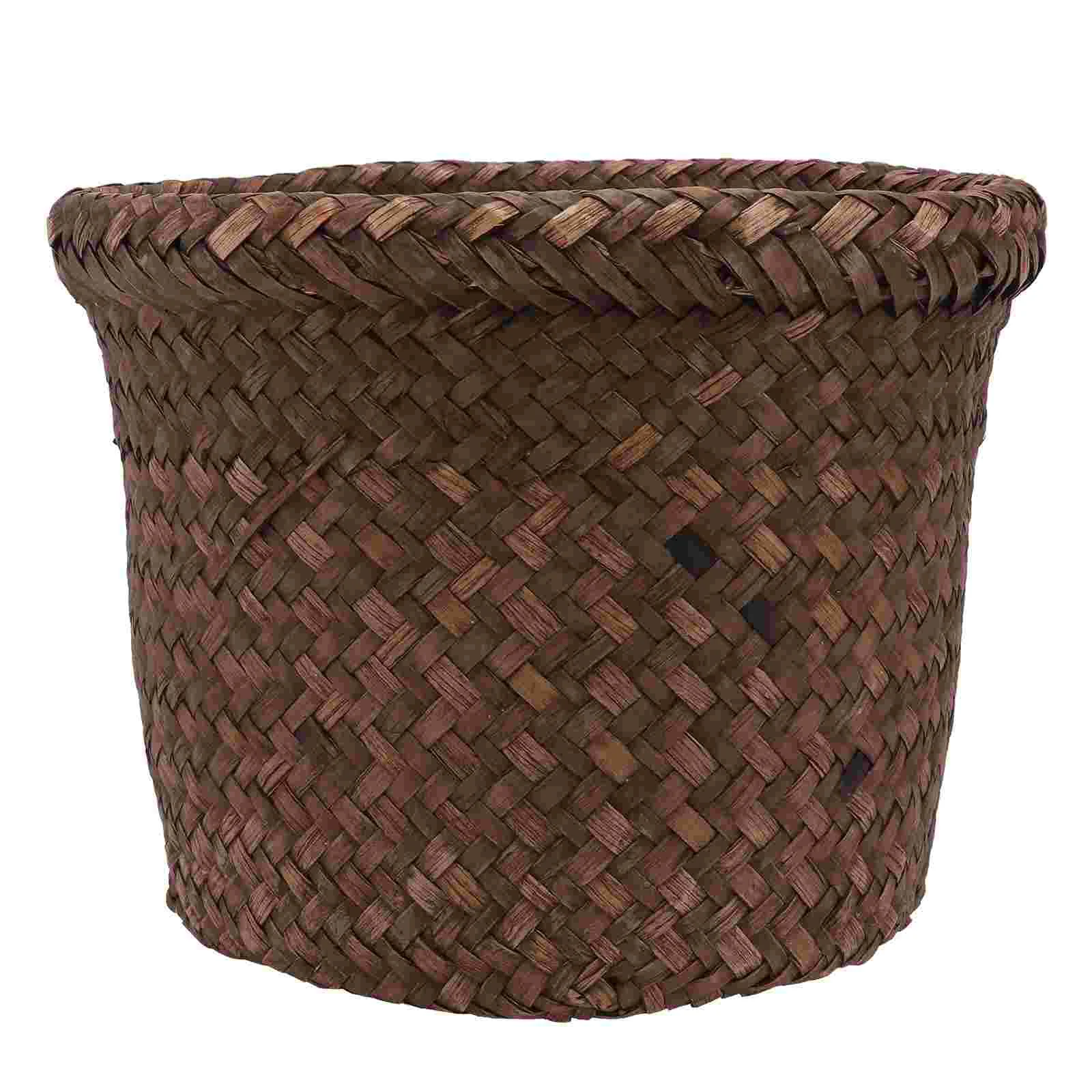 

Cabilock Wicker Tree Pots for Laundry Flower Planter and Desk Plants Water Pot Decoration