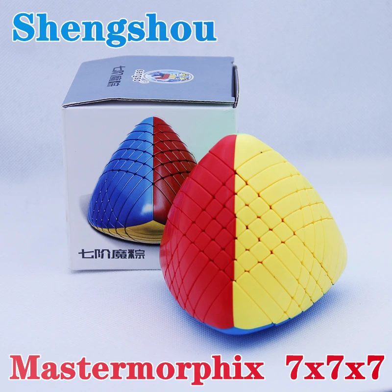 

Shengshou Rice Dumpling Cube Mastermorphix 7x7x7 Rice Puzzle magic Dumpling Mastermorphix 7x7 Magic cube Speed Cubo Kids Gifts
