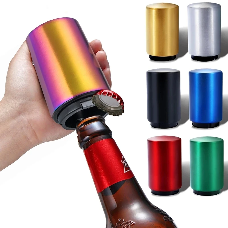 Automatic Beer Bottle Opener,Magnetic Stainless Steel Beverage Bottles Wine Openers Jar Opener Kitchen Gadgets Bar Supplies
Automatic Beer Bottle Opener,Magnetic Stainless Steel Beverage Bottles Wine Openers Jar Opener Kitchen Gadgets Bar Supplies