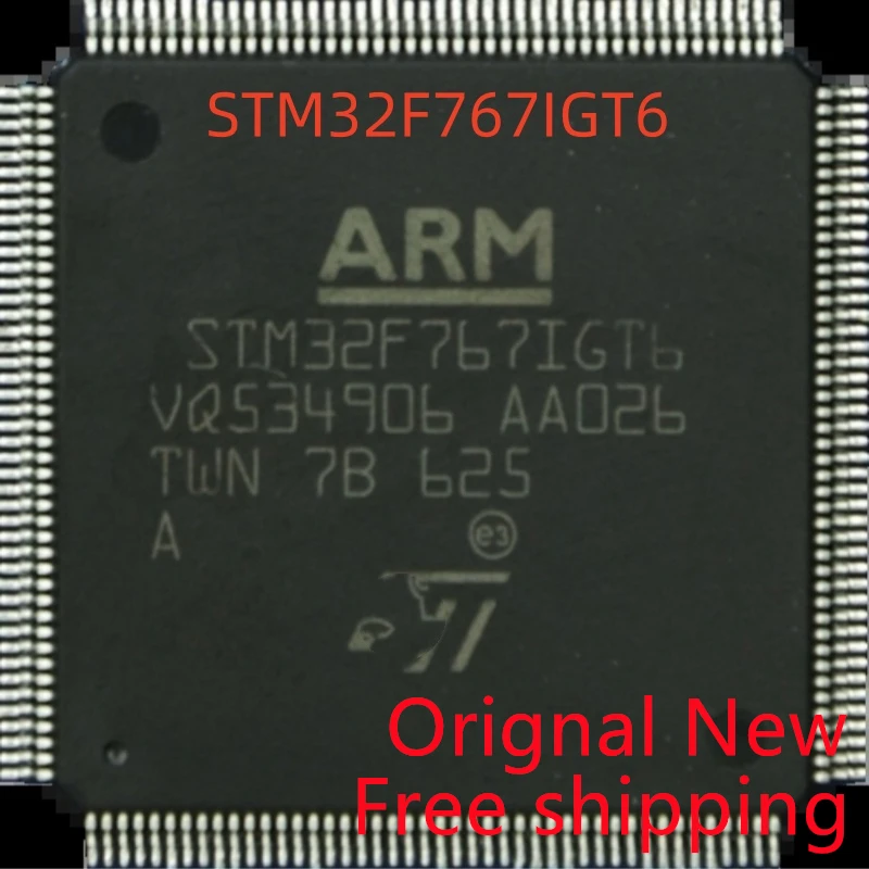 

2piece New Original STM32F767IGT6 LQFP176 ARM Microcontrollers MCU Integrated Circuit IC Chips STM32F767 32F767IGT6