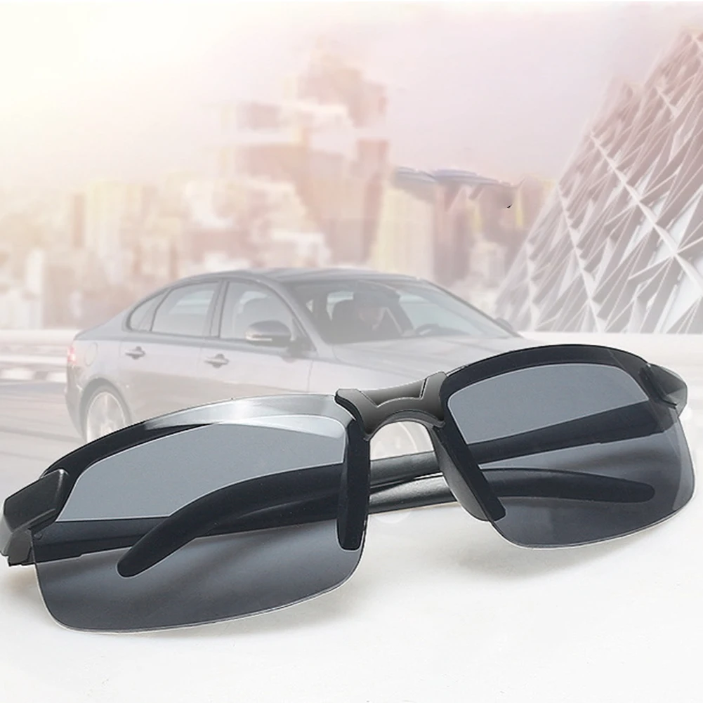 1pc Universal Sunglasses Chameleon Glasses Black + Yellow Change Color Sun Glasses Day Night Vision Sun Protection Easy To Use
1pc Universal Sunglasses Chameleon Glasses Black + Yellow Change Color Sun Glasses Day Night Vision Sun Protection Easy To Use