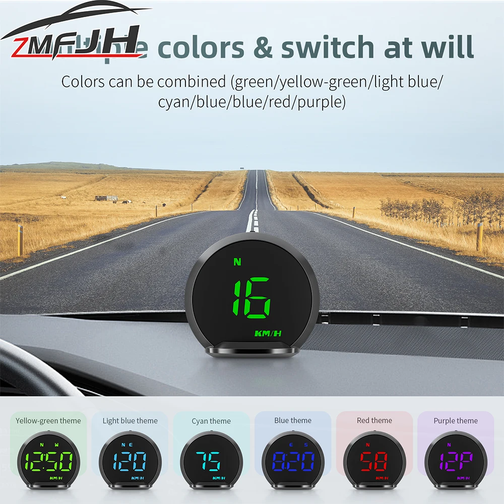New GPS Car Smart Digital Speed Meter G13 GPS Car Head Up Display MPH KMH Overspeed Alarm 6 Colors LCD Dashboard For All Cars
New GPS Car Smart Digital Speed Meter G13 GPS Car Head Up Display MPH KMH Overspeed Alarm 6 Colors LCD Dashboard For All Cars