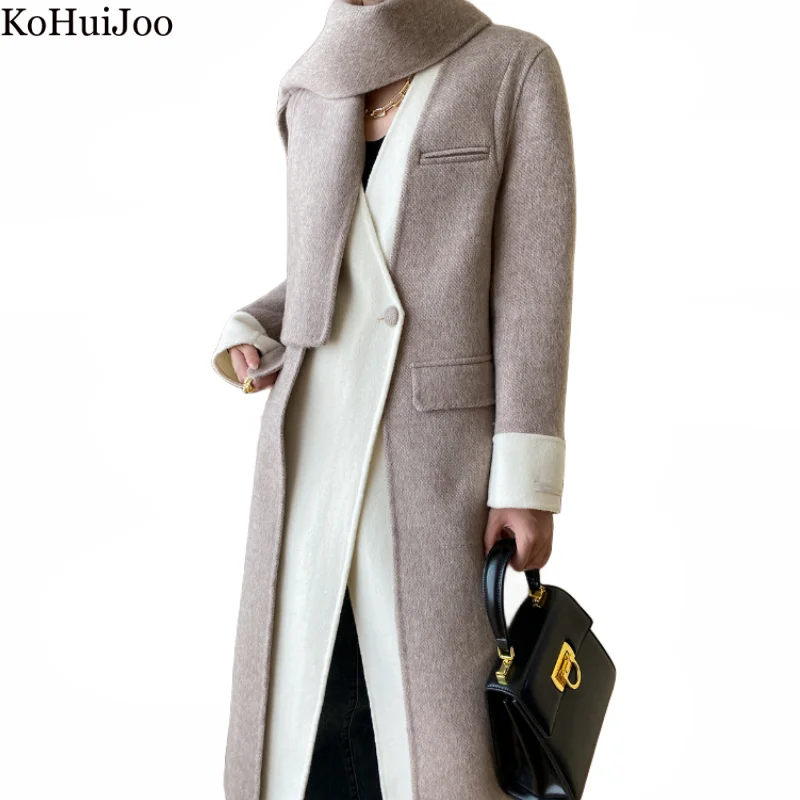 Autumn Winter New Fashion Long Woolen Coat Women 2023 Contrast Color Patchwork Design Fake Two Pieces Design Ladies Oversize
Autumn Winter New Fashion Long Woolen Coat Women 2023 Contrast Color Patchwork Design Fake Two Pieces Design Ladies Oversize