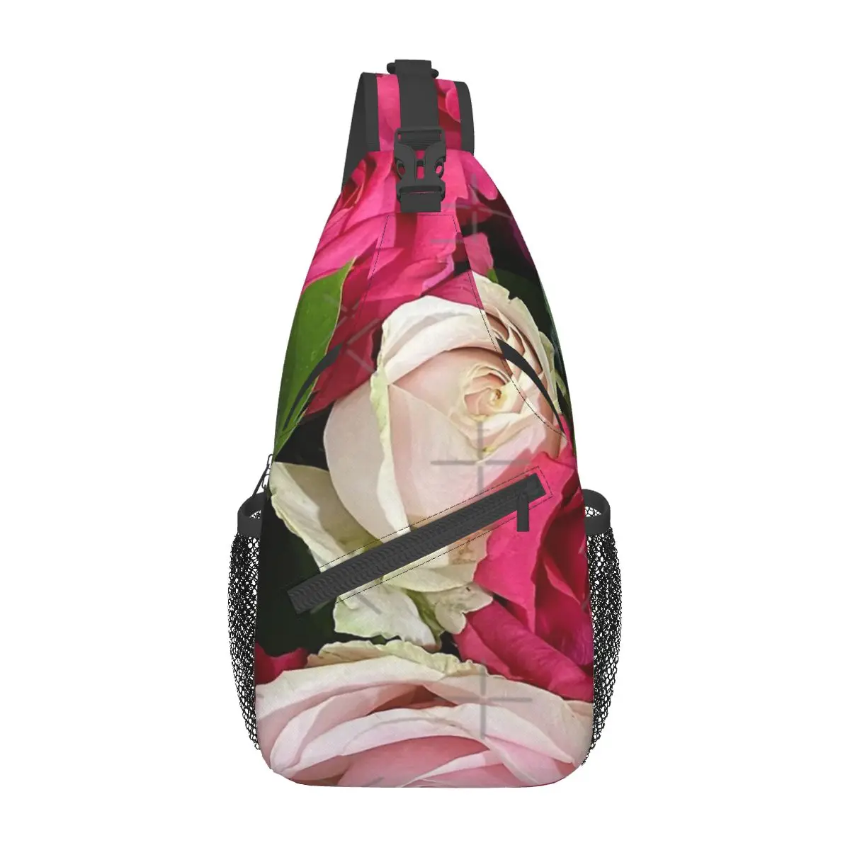 Нагрудная сумка в стиле ретро с розовыми и белыми розами
Нагрудная сумка в стиле ретро с розовыми и белыми розами