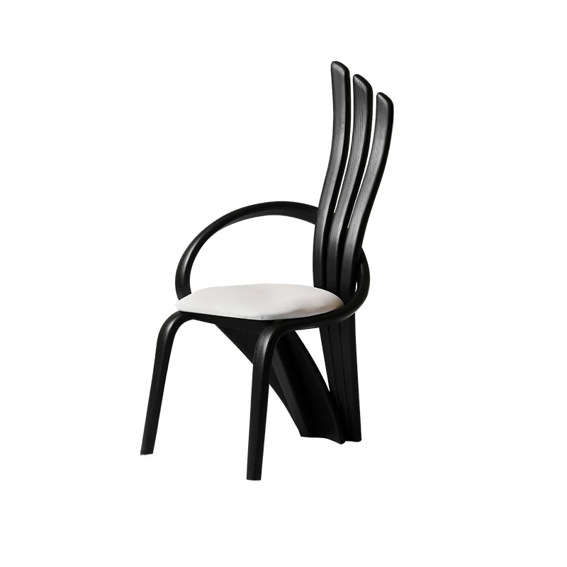 Italian Minimalist Dining Chair Home Solid Wood Chair Creative Dressing Villa Advanced Quiet Style Armchair
Italian Minimalist Dining Chair Home Solid Wood Chair Creative Dressing Villa Advanced Quiet Style Armchair