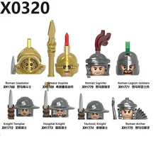 X0320 Minifigures Blocks Roman Gladiator Infantry Knights Templar Archer Soldier Part Blocks Assembled War Characters Model Toys
X0320 Minifigures Blocks Roman Gladiator Infantry Knights Templar Archer Soldier Part Blocks Assembled War Characters Model Toys