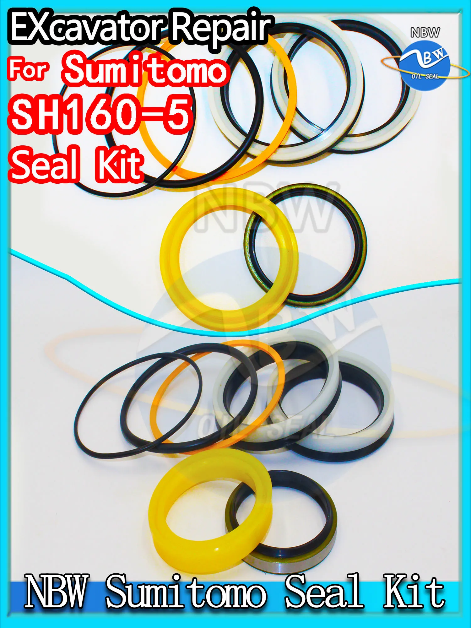 For Sumitomo SH160-5 Excavator Oil Seal Kit High Quality Repair SH160 5 Shaft Replacement Dust Bushing Control Pilot Valve Blade
For Sumitomo SH160-5 Excavator Oil Seal Kit High Quality Repair SH160 5 Shaft Replacement Dust Bushing Control Pilot Valve Blade