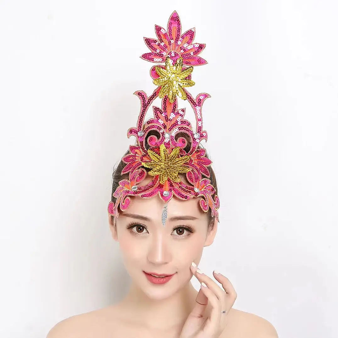 Dance Headdress Performance Kids Hair Tiara Headpiece Multi-Color Classical Head Flower Gold Sequined Accessories for Women
Dance Headdress Performance Kids Hair Tiara Headpiece Multi-Color Classical Head Flower Gold Sequined Accessories for Women