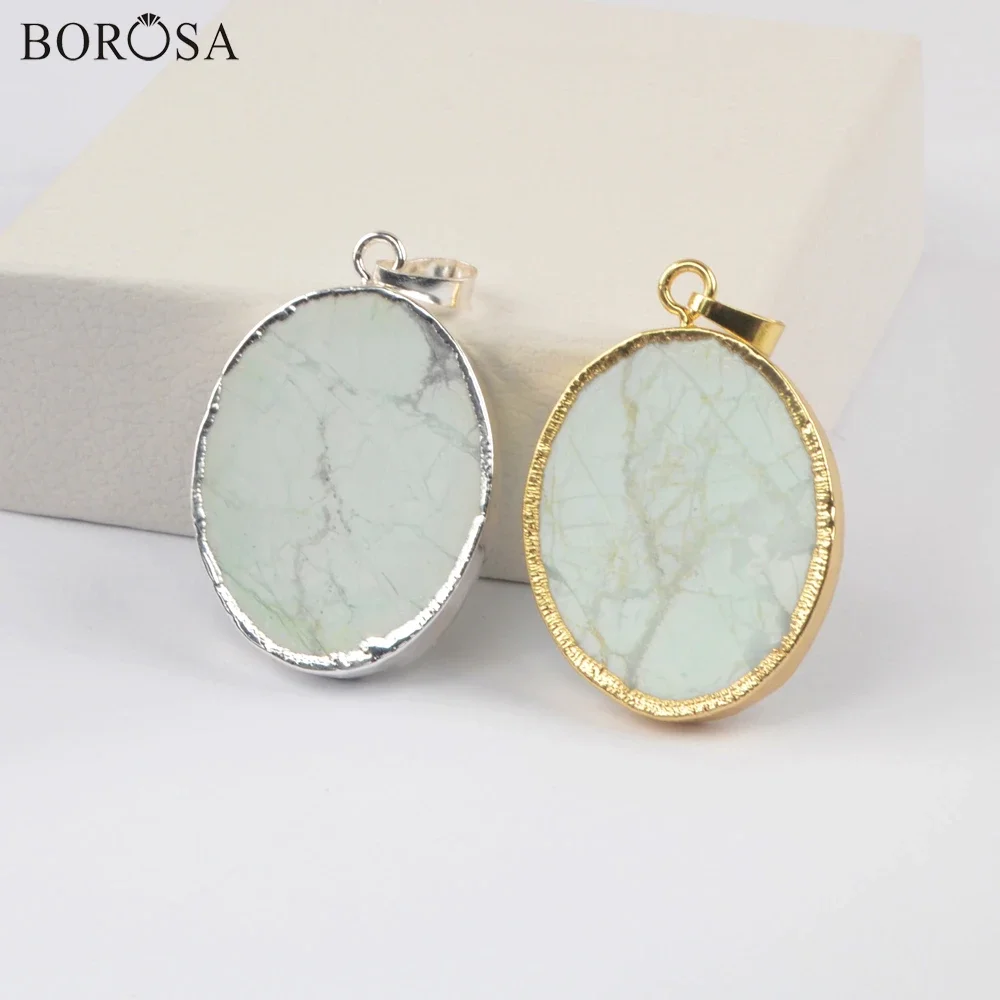 Круглые Подвески BOROSA из естественной искусственной кожи, 2 шт., золотистые и белые бирюзовые подвески для изготовления ювелирных изделий в подарок
Круглые Подвески BOROSA из естественной искусственной кожи, 2 шт., золотистые и белые бирюзовые подвески для изготовления ювелирных изделий в подарок