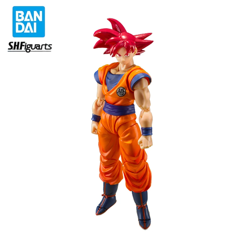 Original BANDAI SHF Dragonball Z battle of gods Super Saiyan God PVC Anime Figure Action Figures Model Toy
Original BANDAI SHF Dragonball Z battle of gods Super Saiyan God PVC Anime Figure Action Figures Model Toy