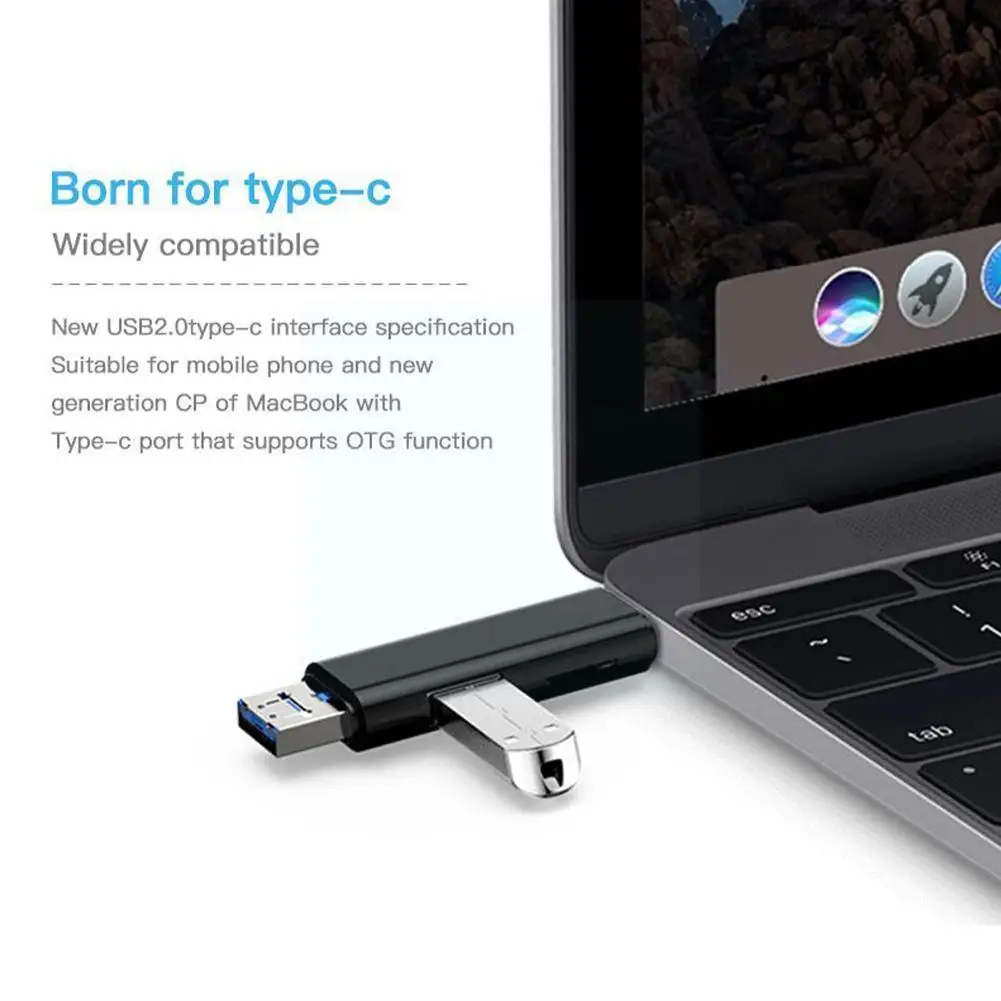 5 в 1 мульти Otg кардридер Micro-sd/Sd-карты/Usb-ридер/Поддержка Type-c Tf Универсальный Type-c компьютер Android M7h2
5 в 1 мульти Otg кардридер Micro-sd/Sd-карты/Usb-ридер/Поддержка Type-c Tf Универсальный Type-c компьютер Android M7h2