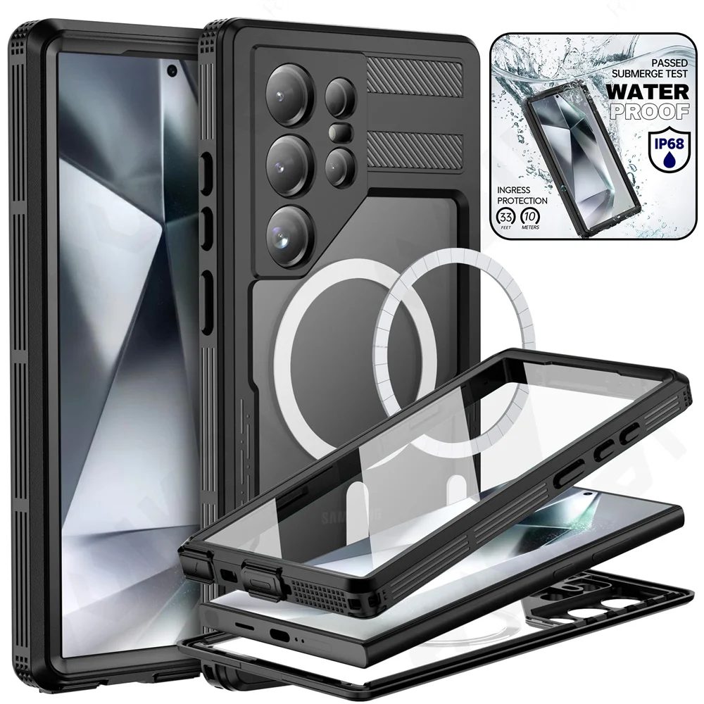 Case For Galaxy S24 S23 Ultra Plus Waterproof Shockproof Dustproof IP68 Underwater Built Screen Protector Anti-Scratch 360 Cover
Case For Galaxy S24 S23 Ultra Plus Waterproof Shockproof Dustproof IP68 Underwater Built Screen Protector Anti-Scratch 360 Cover