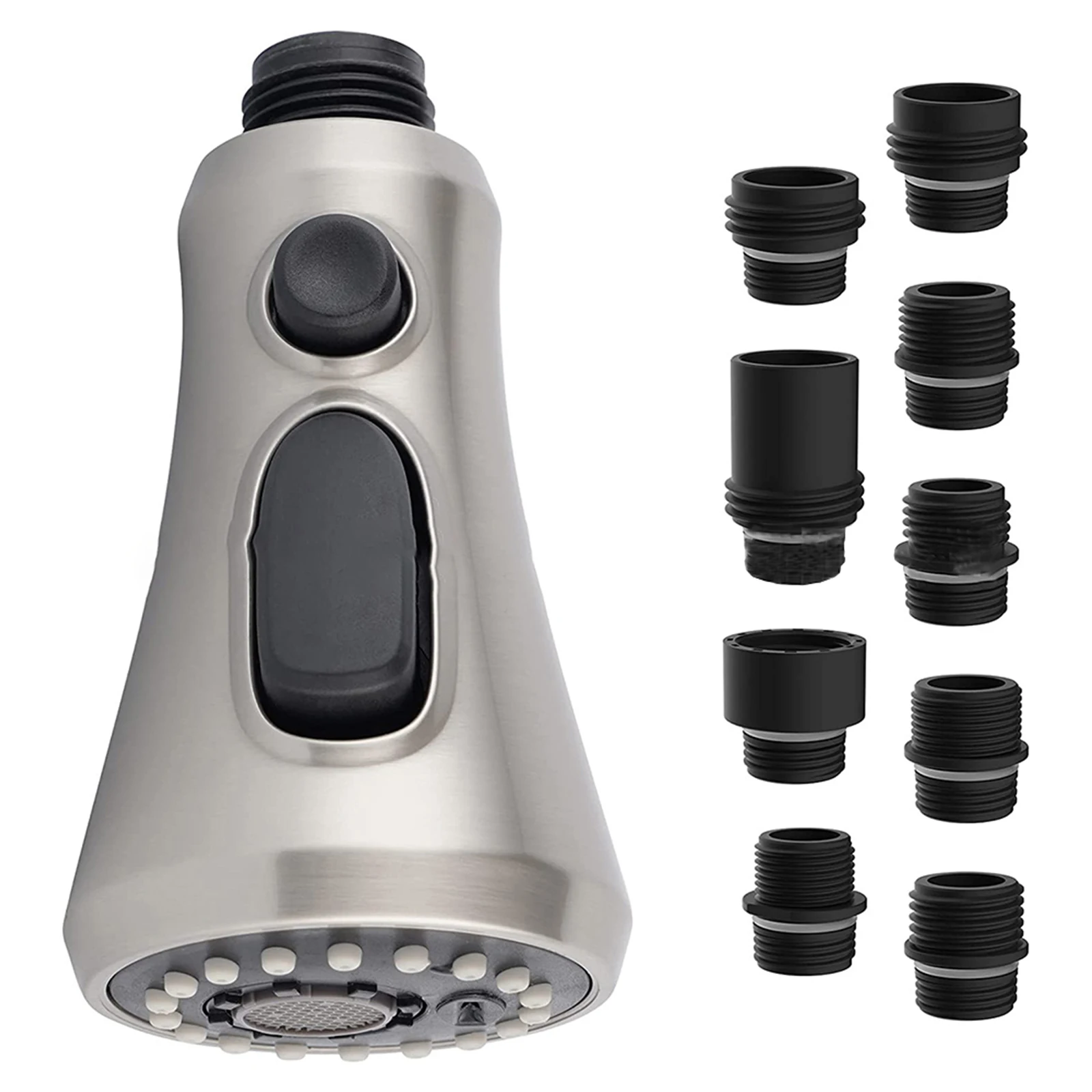 Powerful Kitchen Faucet Head 3 Spray Settings Reliable ABS Material and Clean Multiple Adapters for Various Faucet Types
Powerful Kitchen Faucet Head 3 Spray Settings Reliable ABS Material and Clean Multiple Adapters for Various Faucet Types